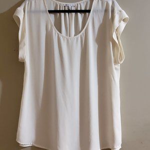 DR2 Short Sleeve White Blouse
